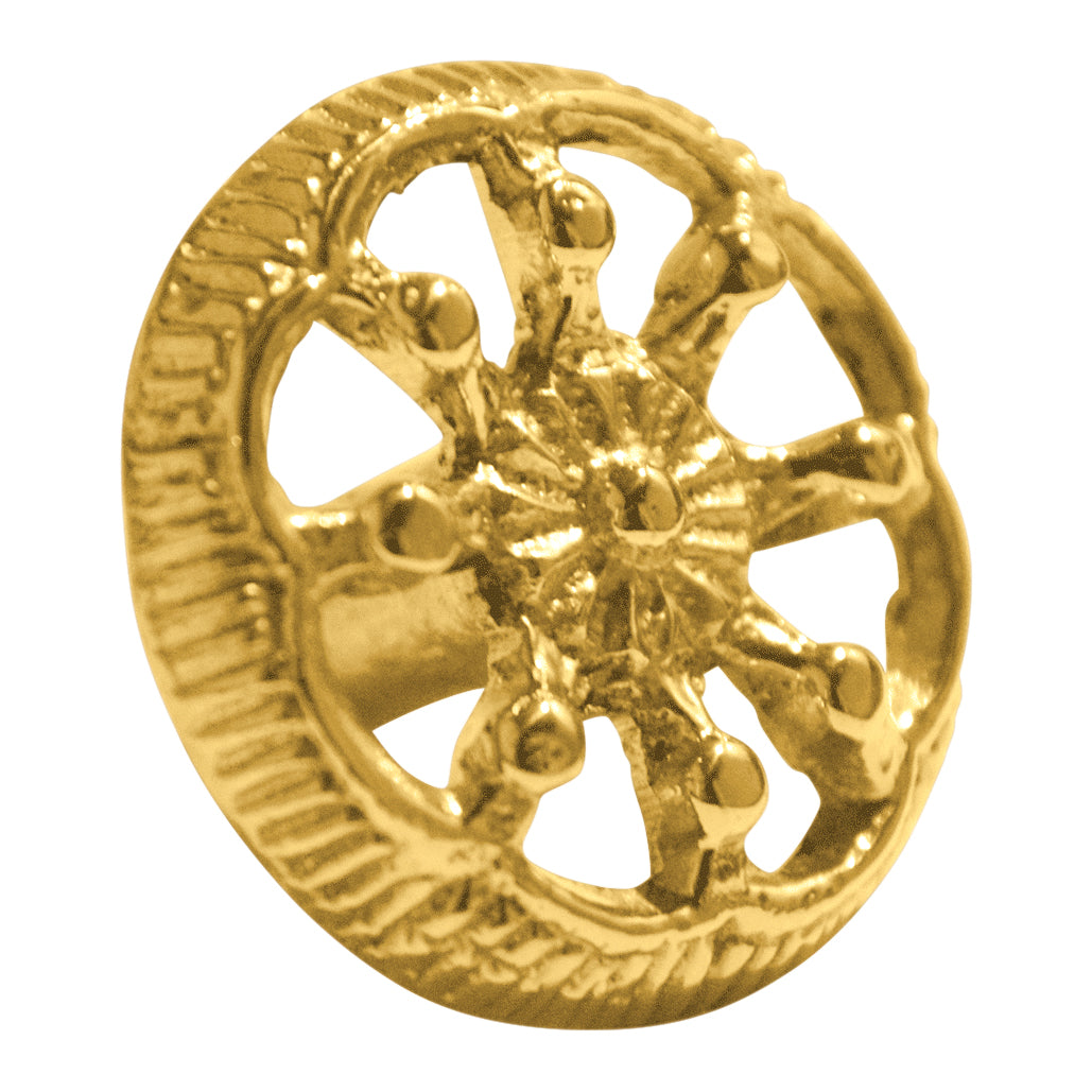 1 1/4 Inch Beaded Wheel Cabinet & Furniture Knob