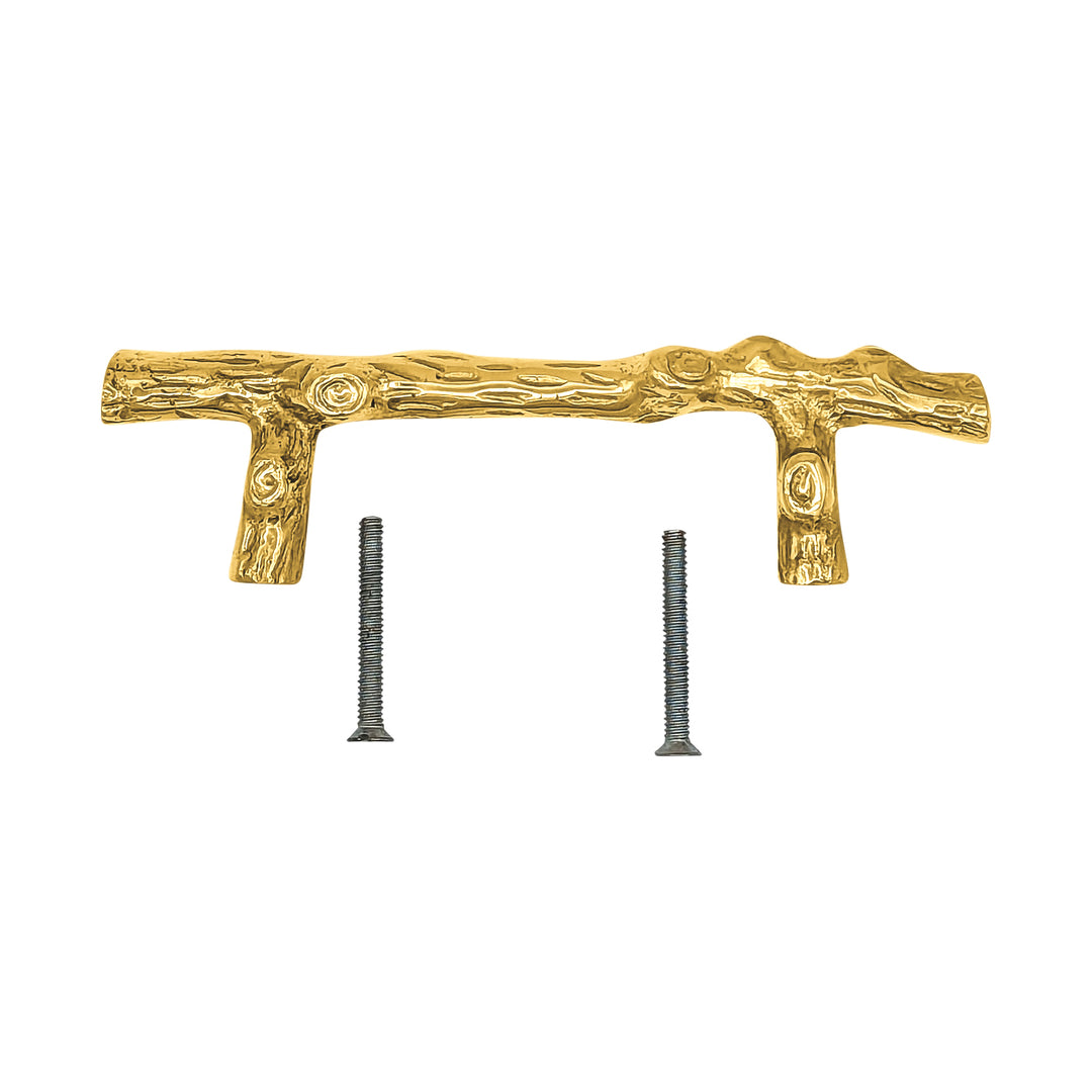 4 1/2 Inch Tree Branch Cabinet Pull (Several Finishes Available)