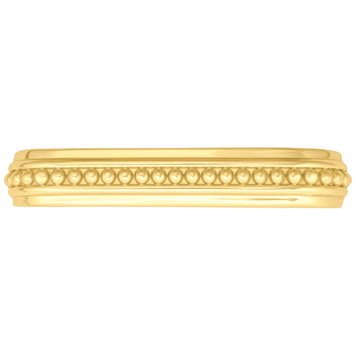 3 1/2 inch Overall (3 inch C-C) Beaded Signature Cabinet Pull (Several Finishes Available)