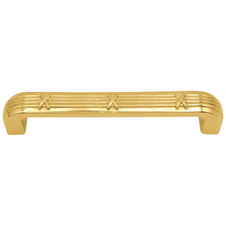 5 inch Overall (4.5 inch C-C) Ribbon & Reed Trellis Cabinet Pull (Several Finishes Available) (Copy) (Copy)