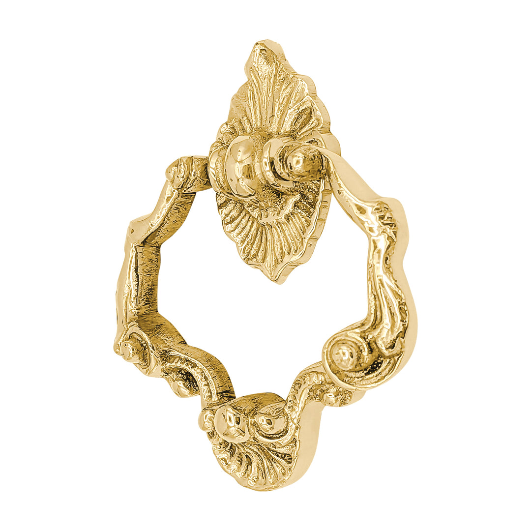 4 Inch Ornate Shell Pattern Ring Pull