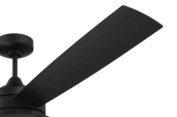 ##Antique Hardware## 62" Inspo Indoor/Outdoor (Wet) in Flat Black w/ Flat Black Blades