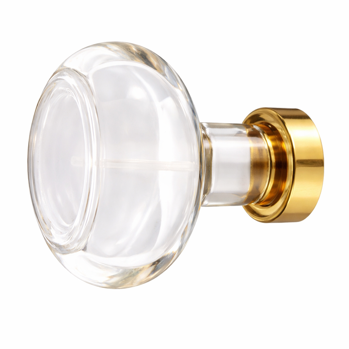 1 1/4 Inch Glass Georgetown Cabinet & Furniture Knob