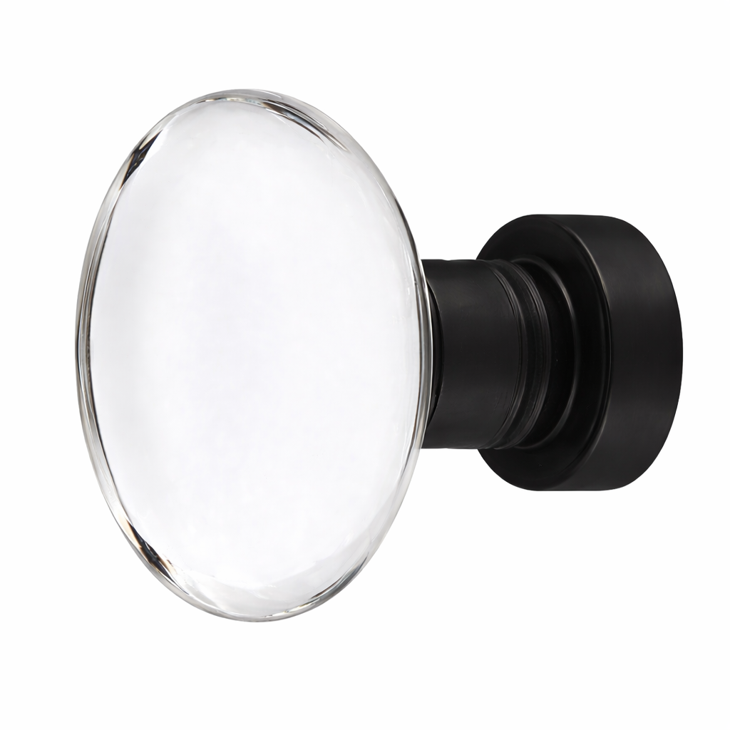 1 3/4 Inch Emtek Crystal Glass Hampton Cabinet & Furniture Knob