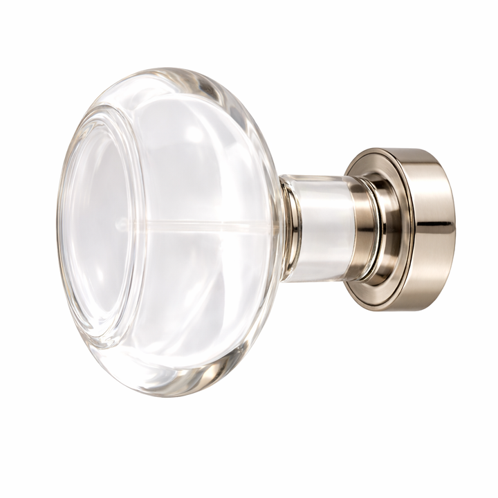 1 1/4 Inch Glass Georgetown Cabinet & Furniture Knob