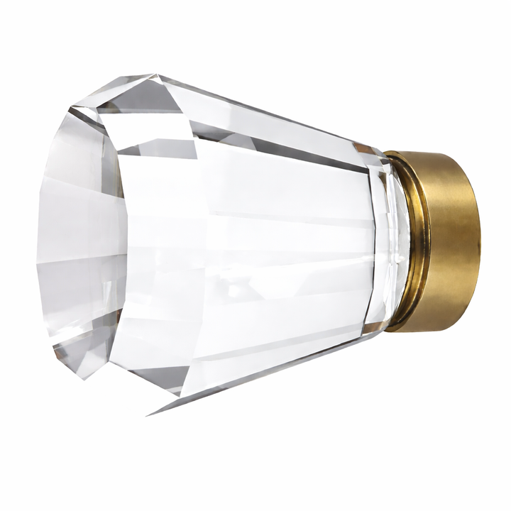 1 Inch Crystal Glass Brookmont Cabinet & Furniture Knob