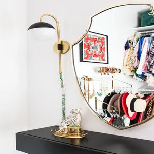 ##Antique Hardware## Renee Plug-In Sconce