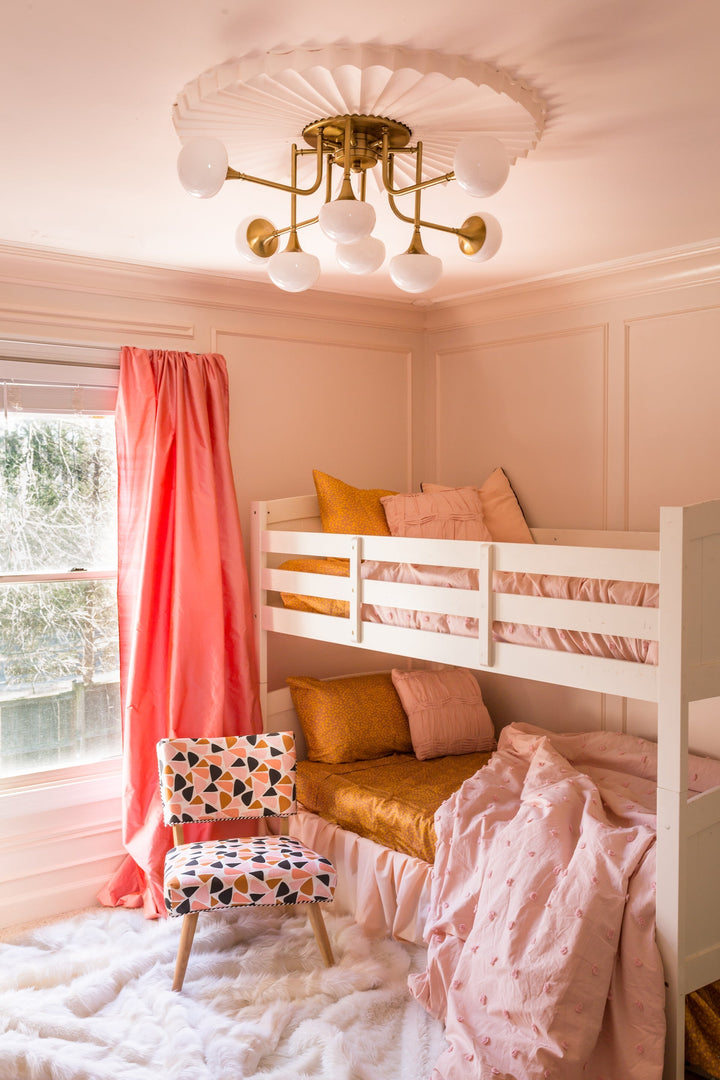 ##Antique Hardware## Fleming Semi Flush