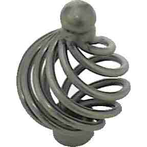 ##Antique Hardware## 1 1/2 Inch Old World Style Hand Forged Iron Cabinet & Furniture Knob