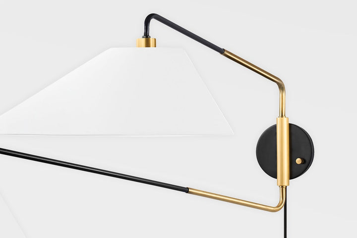 ##Antique Hardware## Duo Plug-in Sconce