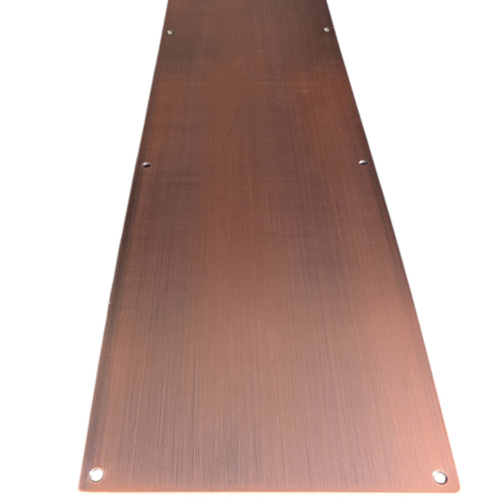 ##Antique Hardware## 8 Inch x 34 Inch Stainless Steel Kick Plate (Antique Copper Finish)