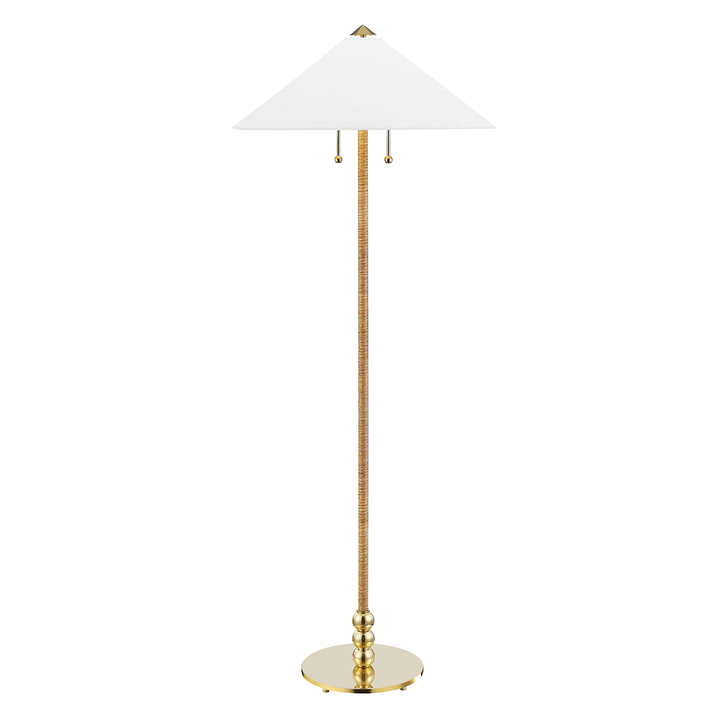 ##Antique Hardware## Flare Floor Lamp