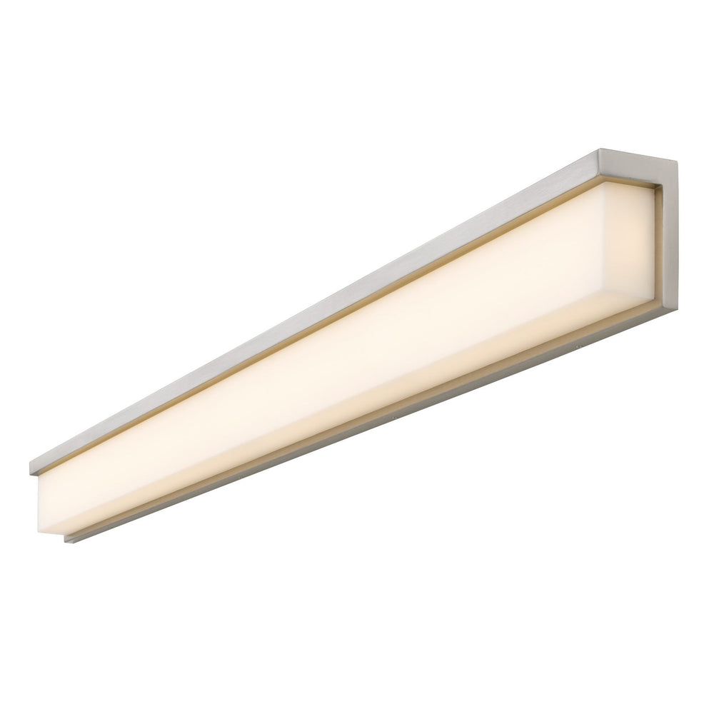 ##Antique Hardware## ALMERIA METAL LED 39" VANITY LIGHT WITH ACRYLIC SHADE