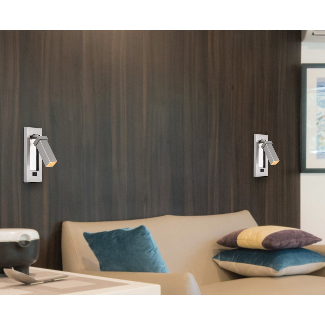 ##Antique Hardware## 3W LED ADJUSTABLE BEDSIDE READING LAMP (BULB INCLUDED)