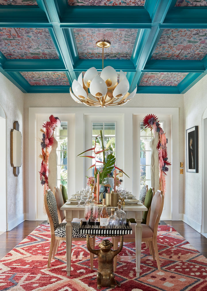 ##Antique Hardware## Lotus Chandelier