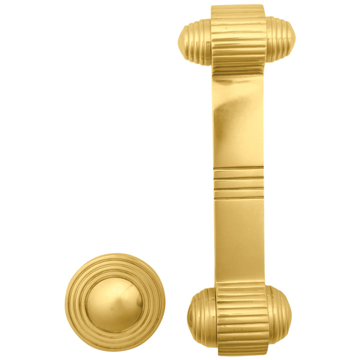 Jefferson 7 inch Brass Door Knocker (Several Finish Options)