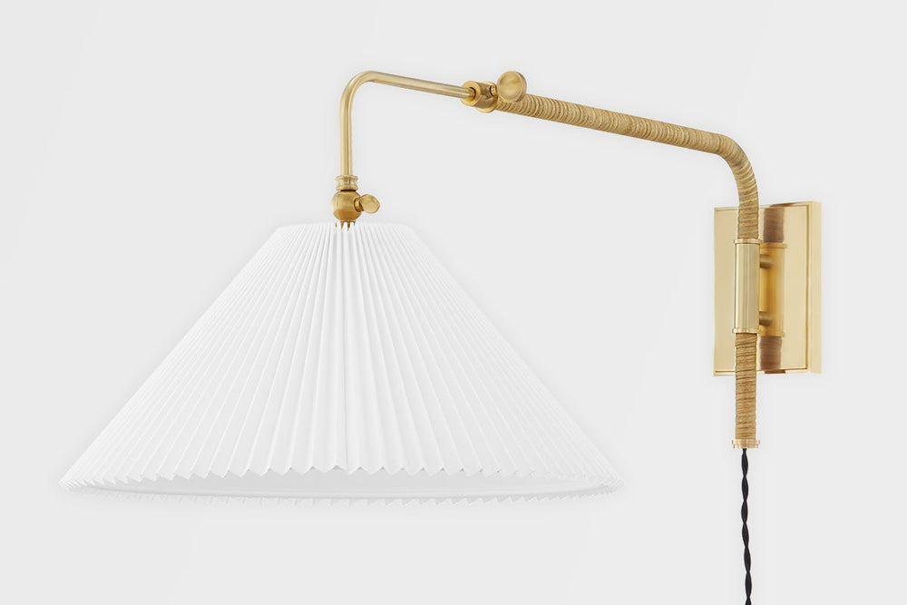 ##Antique Hardware## Dorset Plug-in Sconce