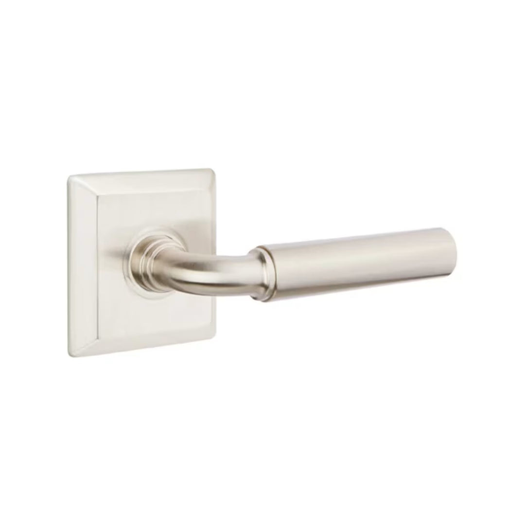 Emtek Solid Brass Manning Lever With Quincy Rosette (Several Finishes Available)