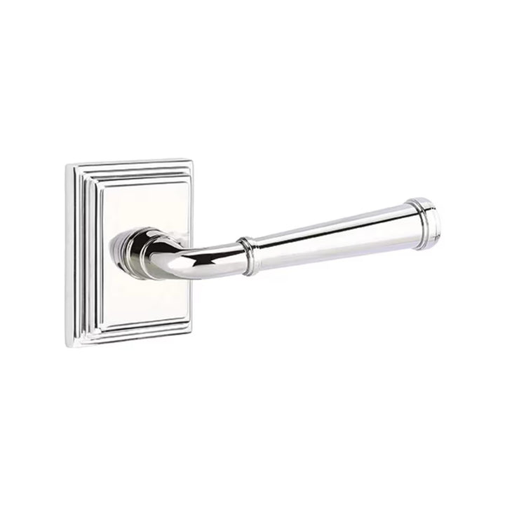 Emtek Solid Brass Merrimack Lever With Wilshire Rosette (Several Finishes Available)