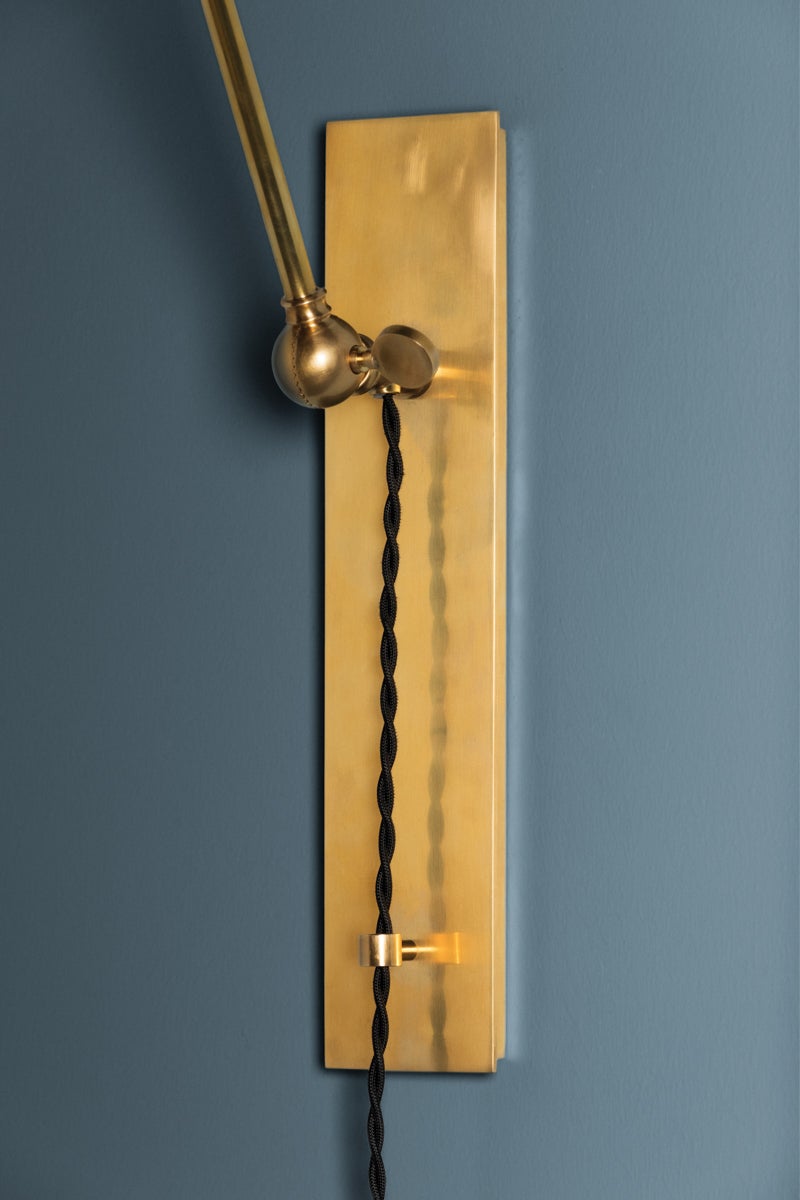 ##Antique Hardware## METAL NO. 2 Plug-in Sconce