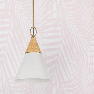 ##Antique Hardware## Mica Pendant