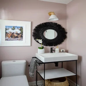 ##Antique Hardware## Mica Wall Sconce