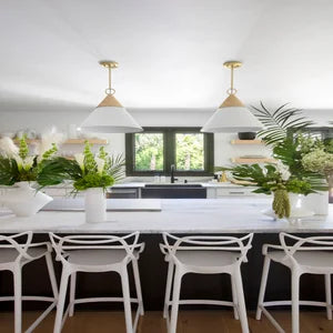 ##Antique Hardware## Mica Pendant