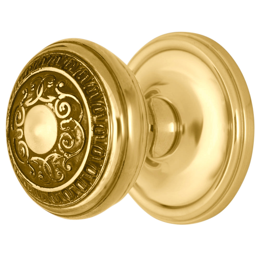 ##Antique Hardware## Traditional Rosette Door Set with Egg & Dart Door Knobs (Several Finishes Available)