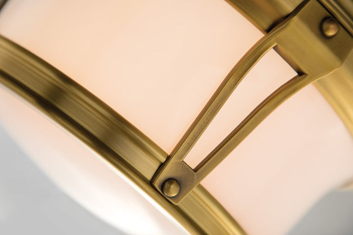 ##Antique Hardware## Newport Flush Mount