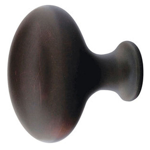 ##Antique Hardware## 1 1/4 Inch Emtek Solid Brass Egg Cabinet and Furniture Knob
