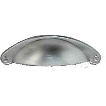 ##Antique Hardware## 2 1/2 Inch Stainless Steel Old World Style Cup Pull (2 1/2 Inch c-c)