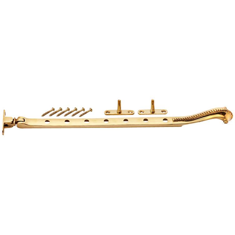 Antique Hardware 12 Inch Georgian Rope Casement Window Stay (Several Finishes Available) WINDOW STAY