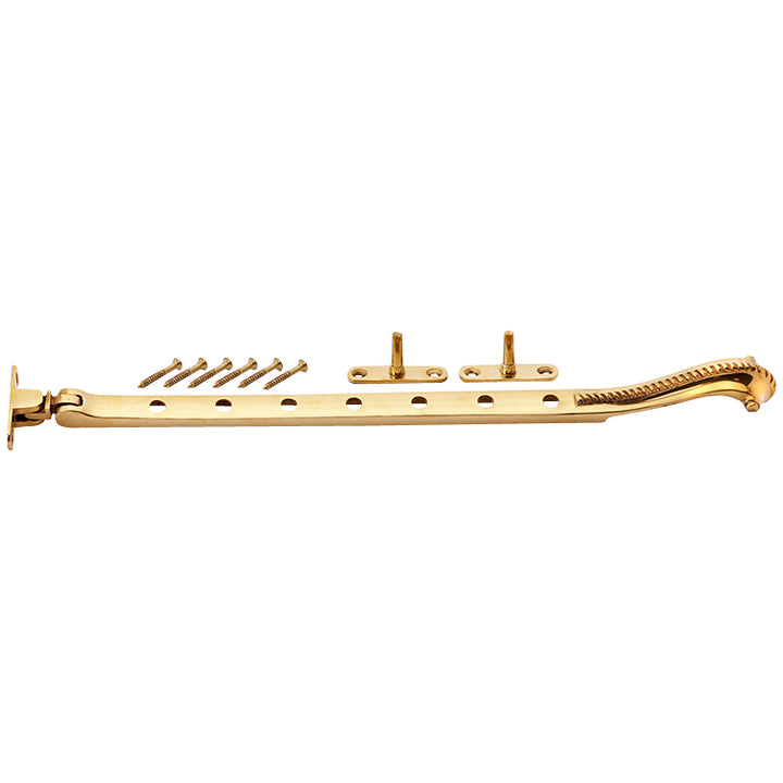 Antique Hardware 12 Inch Georgian Rope Casement Window Stay (Several Finishes Available) WINDOW STAY