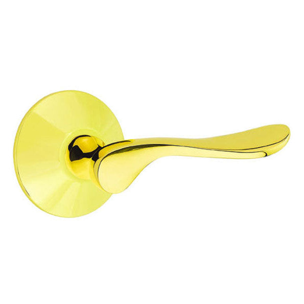 Antique Hardware Emtek Solid Brass Luzern Lever With Modern Rosette (Several Finish Options) EMTEK LEVER DOOR KNOB