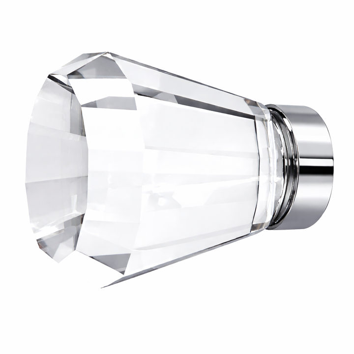 1 Inch Crystal Glass Brookmont Cabinet & Furniture Knob
