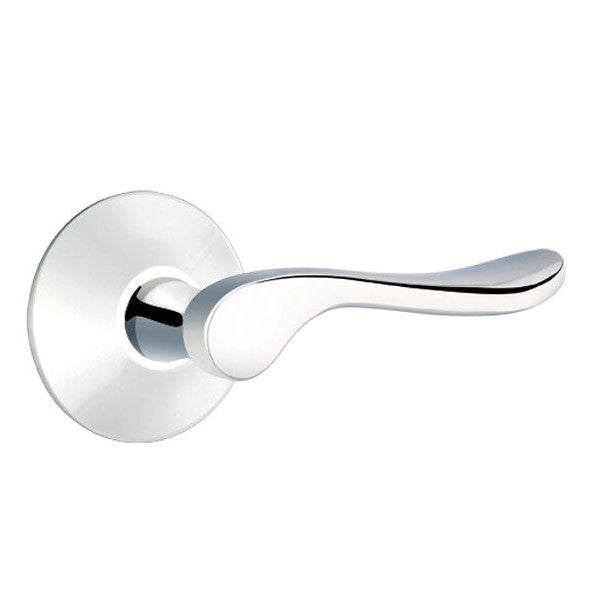 Antique Hardware Emtek Solid Brass Luzern Lever With Modern Rosette (Several Finish Options) EMTEK LEVER DOOR KNOB