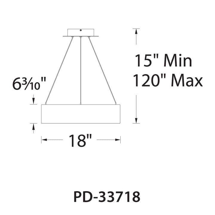 ##Antique Hardware## Corso LED Pendant