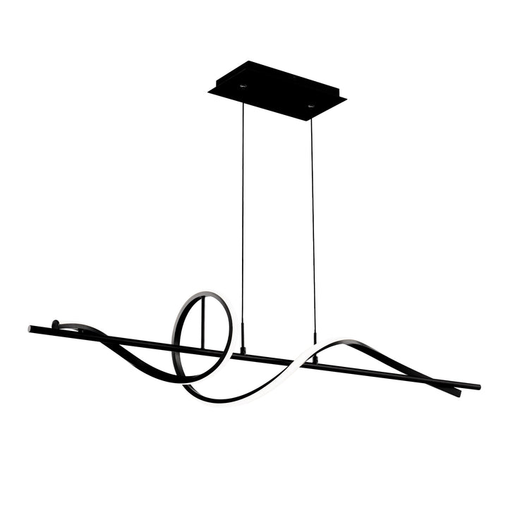 ##Antique Hardware## Corkscrew LED Linear Pendant