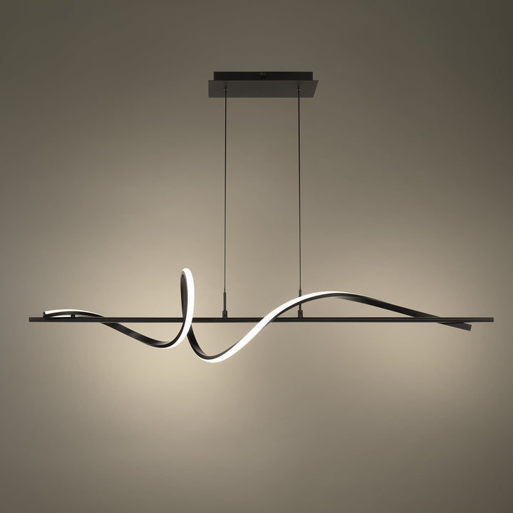 ##Antique Hardware## Corkscrew LED Linear Pendant