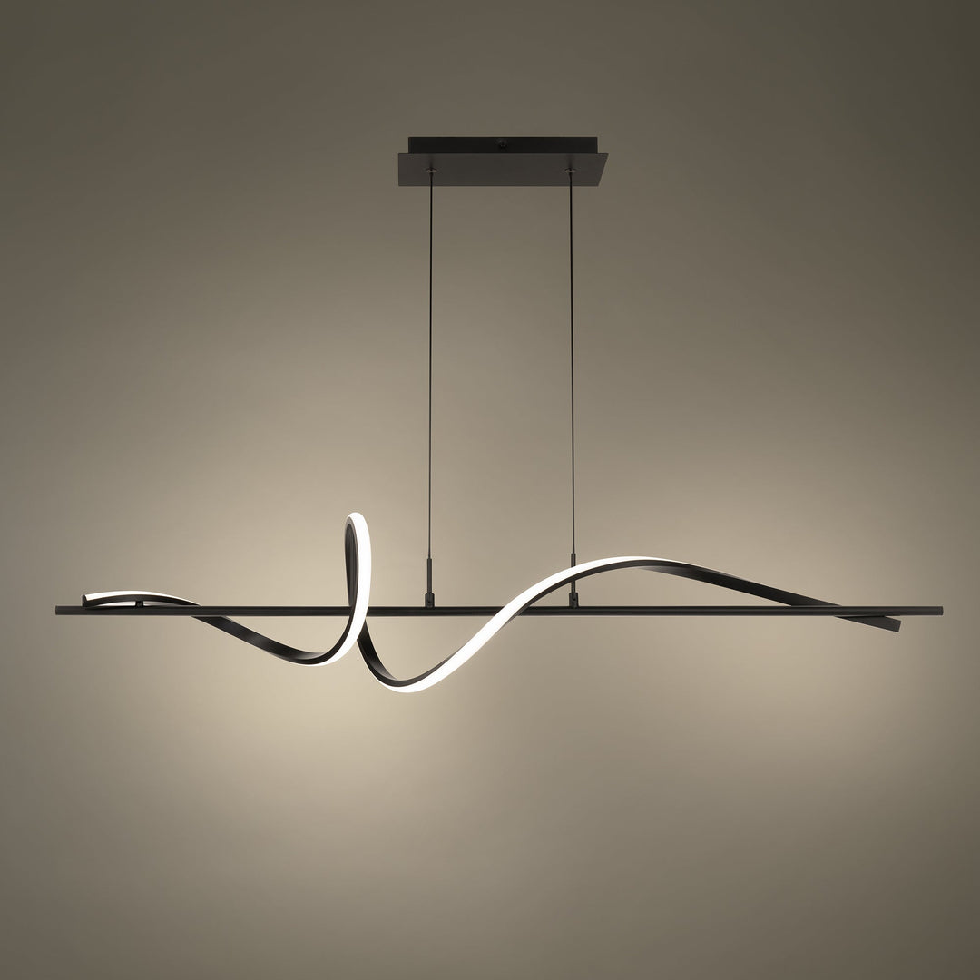 ##Antique Hardware## Corkscrew LED Linear Pendant