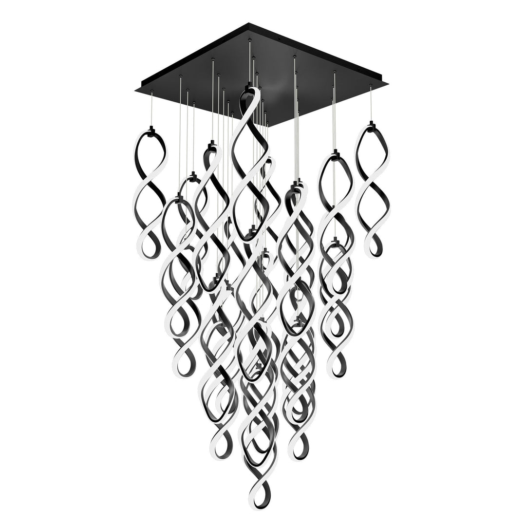 ##Antique Hardware## Interlace Multi-Light 4-CCT Pendant