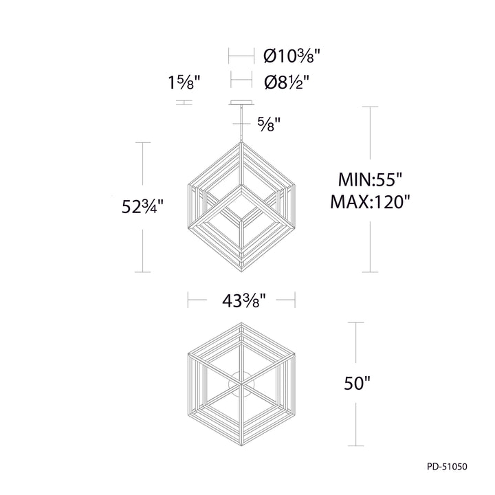 ##Antique Hardware## Atlas LED Chandelier