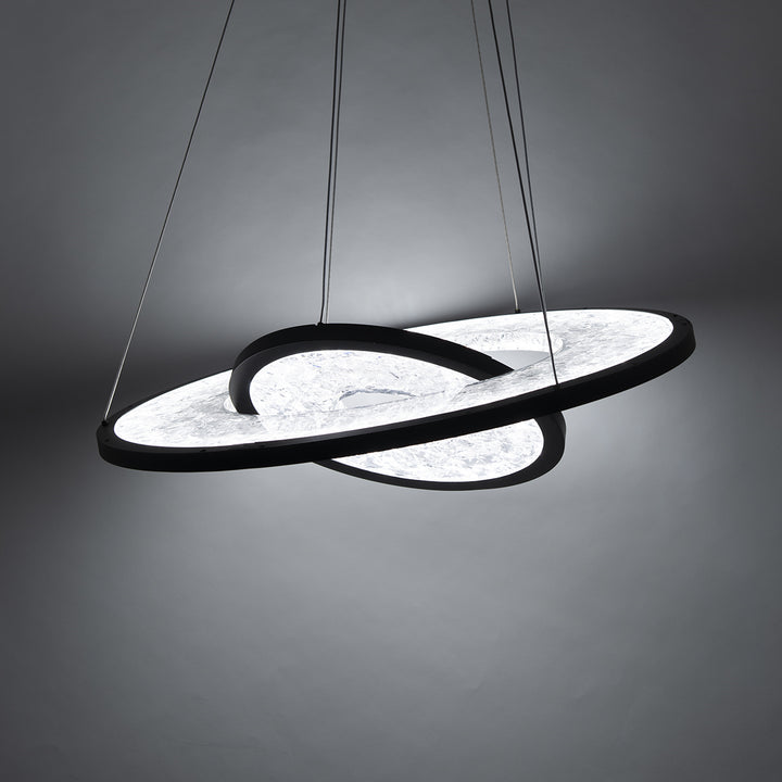 Jupiter Chandelier Ceiling Light LED 27 inch Black