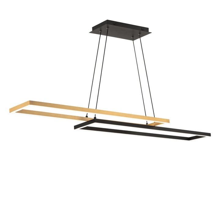 ##Antique Hardware## Double Entendre LED Linear Pendant
