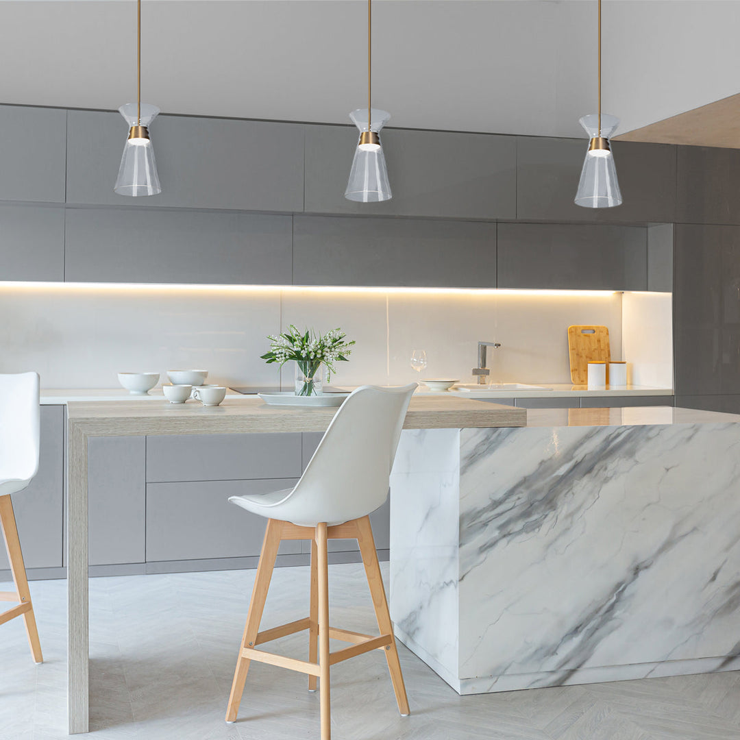 ##Antique Hardware## Chandra LED Mini Pendant