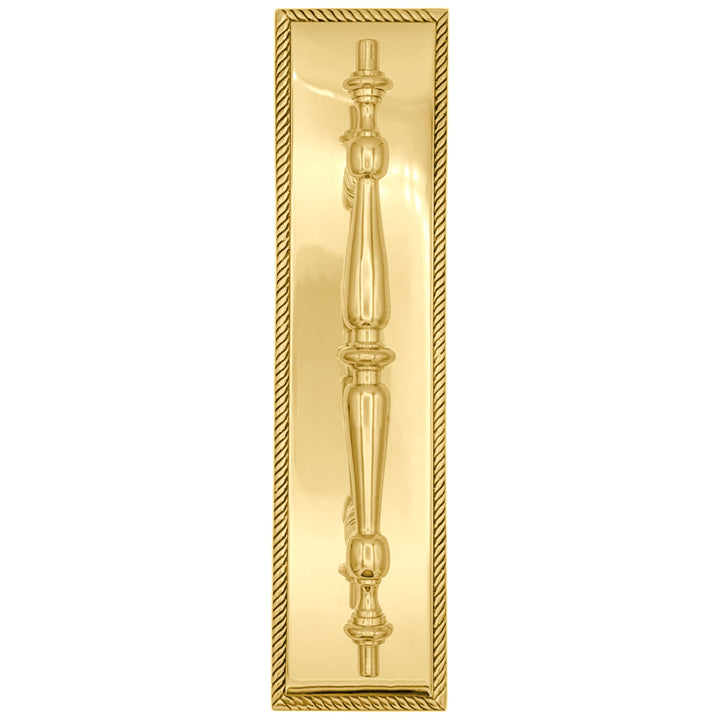 ##Antique Hardware## 11 1/2 Inch Georgian Roped Style Door Pull (Several Finishes Available)