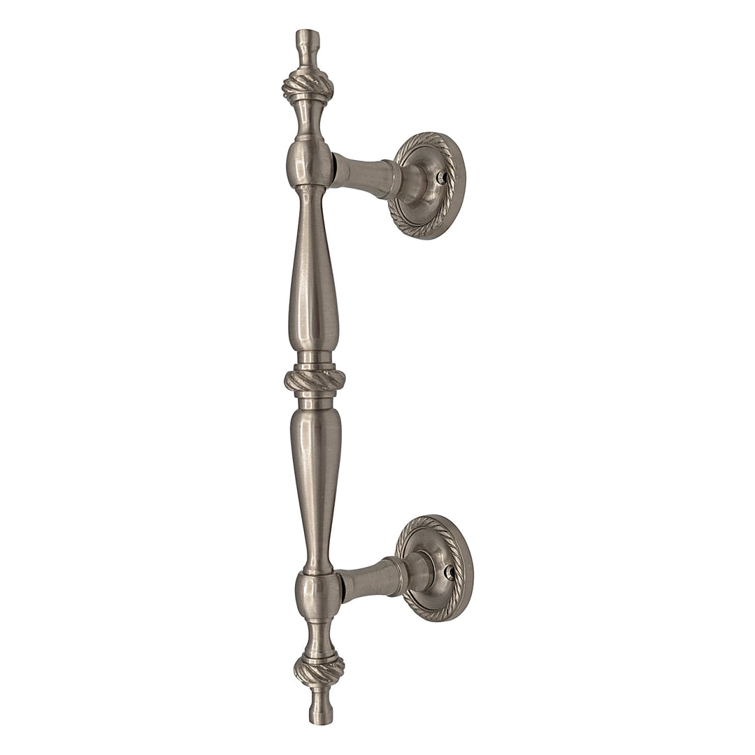 ##Antique Hardware## 9 1/2 Inch Overall (6 Inch C-C) Solid Brass Rope Style Handle (Several Finishes Available)