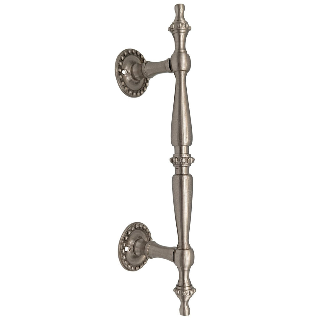 ##Antique Hardware## 9 3/4 Inch Overall (6 Inch C-C) Solid Brass Beaded Style Handle (Several Finishes Available)