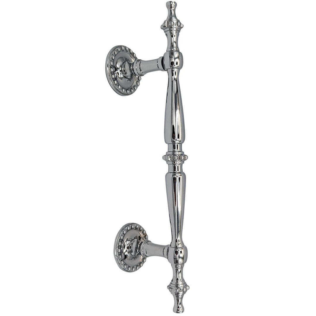 ##Antique Hardware## 9 3/4 Inch Overall (6 Inch C-C) Solid Brass Beaded Style Handle (Several Finishes Available)