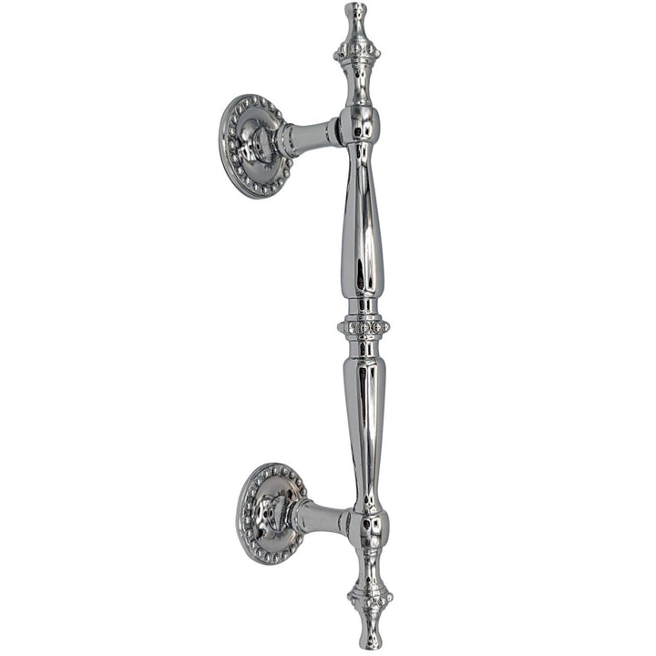 ##Antique Hardware## 9 3/4 Inch Overall (6 Inch C-C) Solid Brass Beaded Style Handle (Several Finishes Available)